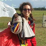 Parachutist editor Nancy Koreen