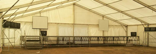 The Big White Tent is nearing completion